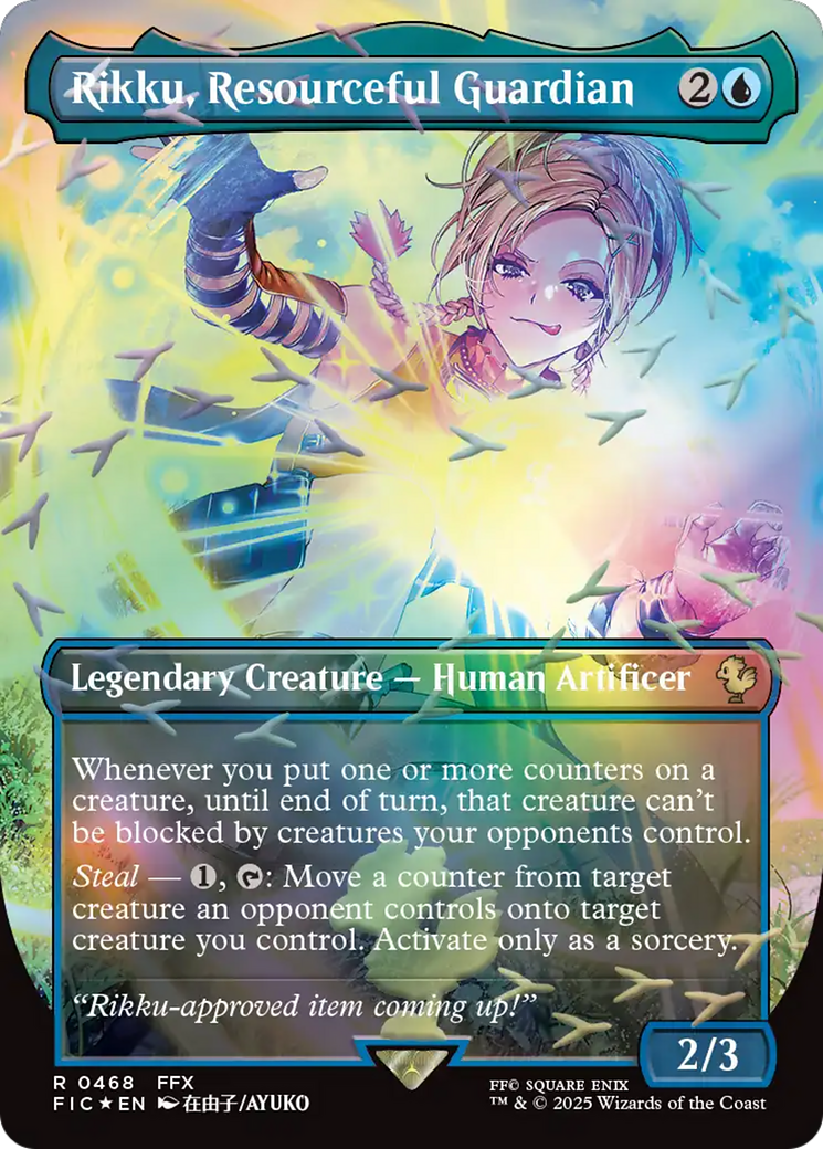 Rikku, Resourceful Guardian (0468) (Borderless) - Chocobo Track Foil fic