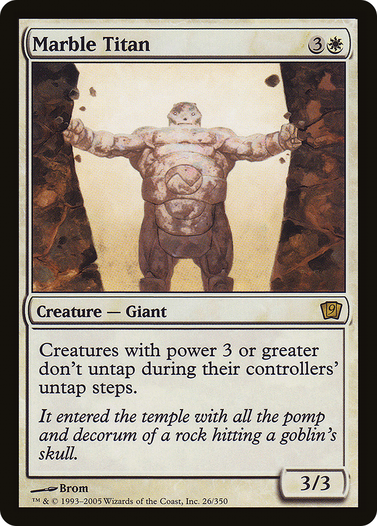 Marble Titan - Foil