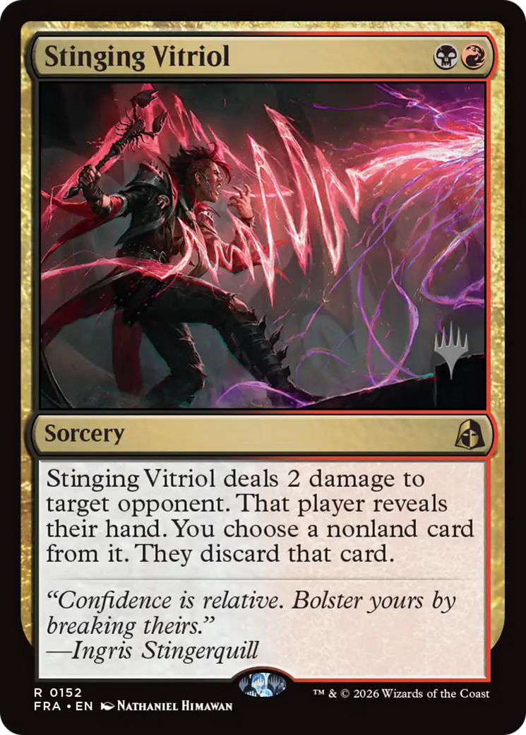Stinging Vitriol (0152) (Promo Pack) (PFRA) - Foil