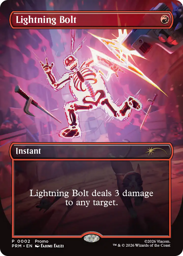 Lightning Bolt (0002) (Borderless) (PW26) - Foil