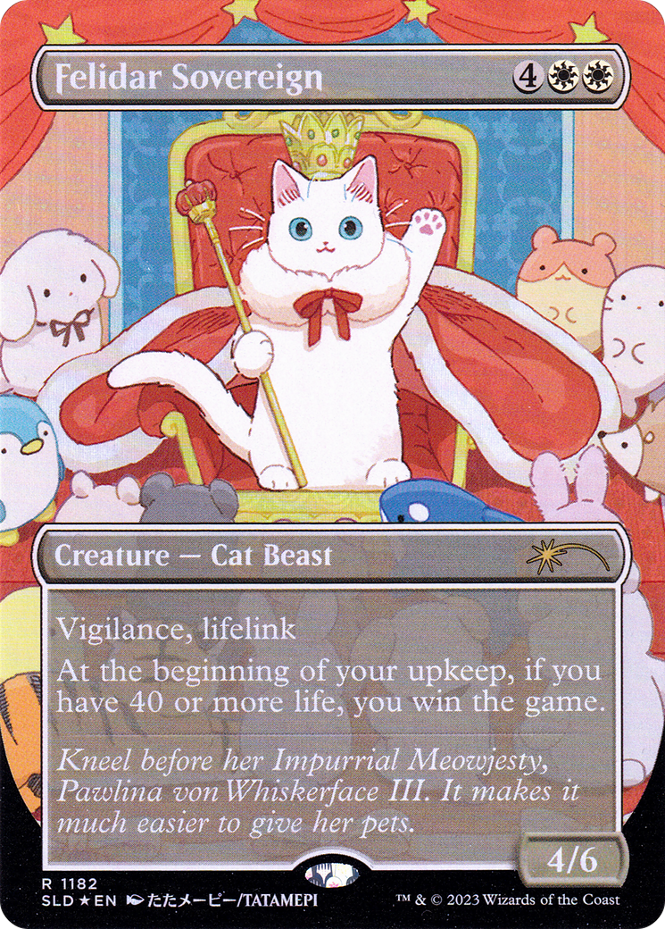 Felidar Sovereign (1182) (Borderless) - Foil