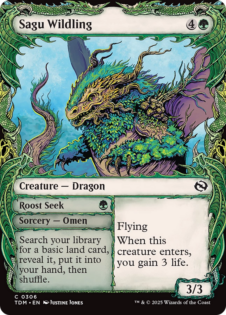 Sagu Wildling // Roost Seek (0306) (Showcase)