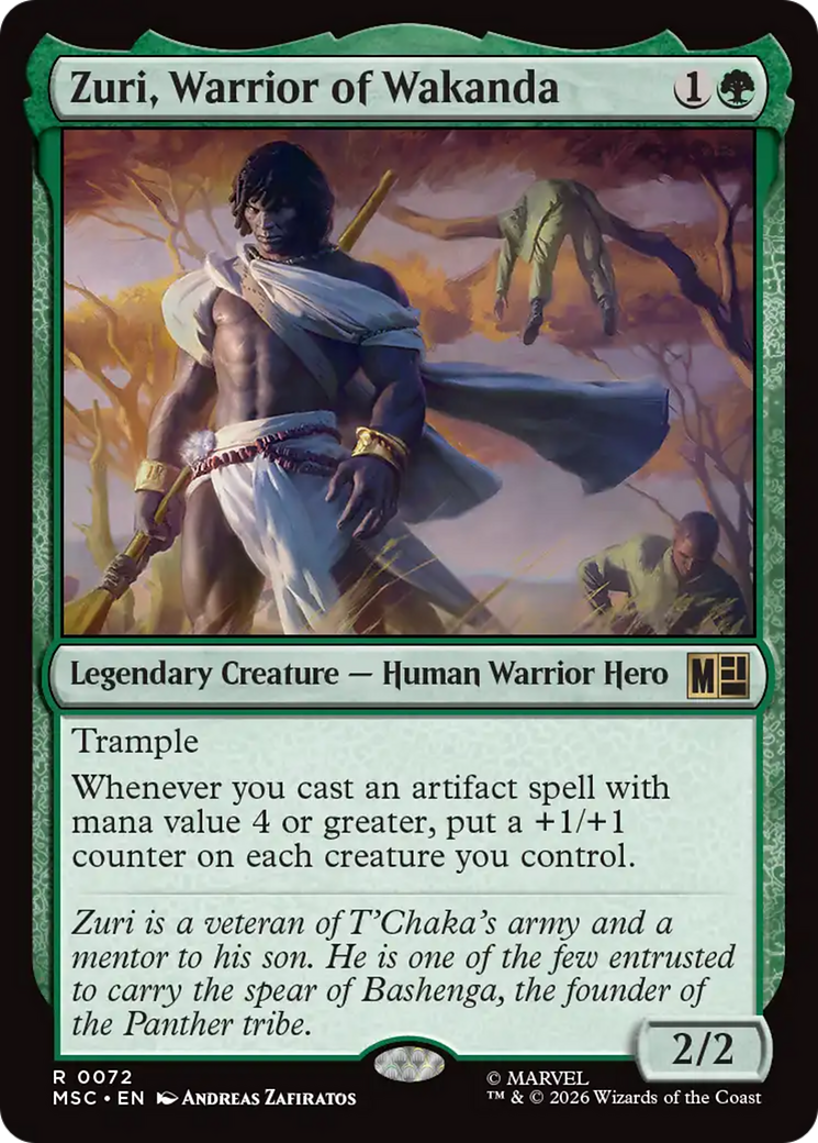Zuri, Warrior of Wakanda (MSC) - Surge Foil