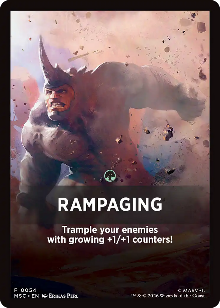 Rampaging (0054) (Theme Card) (FMSC)