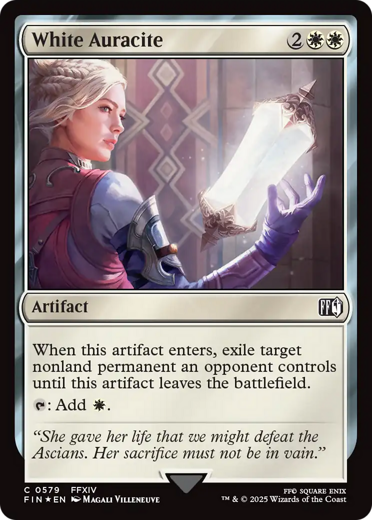 White Auracite (0579) - Surge Foil