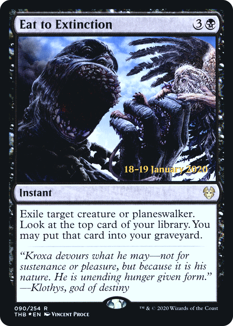 Eat to Extinction (090) (Prerelease) - Foil