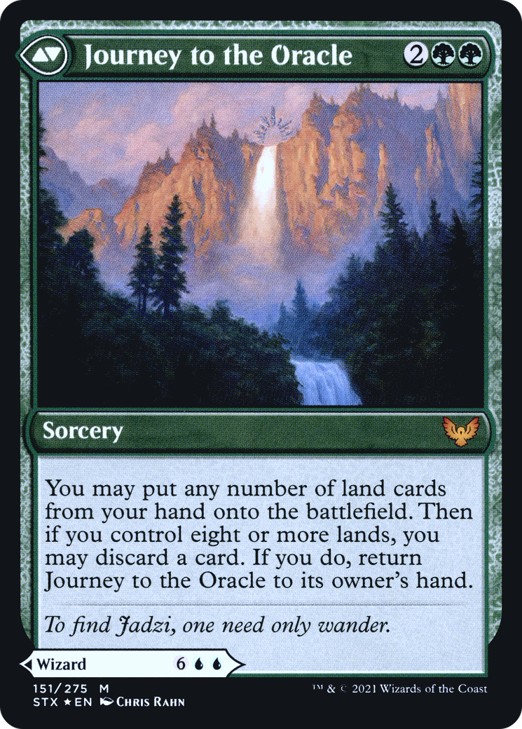 Jadzi, Oracle of Arcavios // Journey to the Oracle (151) (Prerelease) (PSTX) - Foil