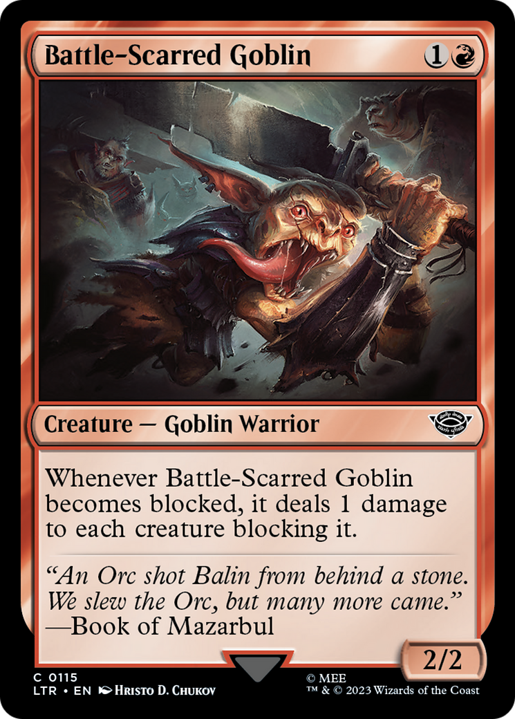 Battle-Scarred Goblin - Foil