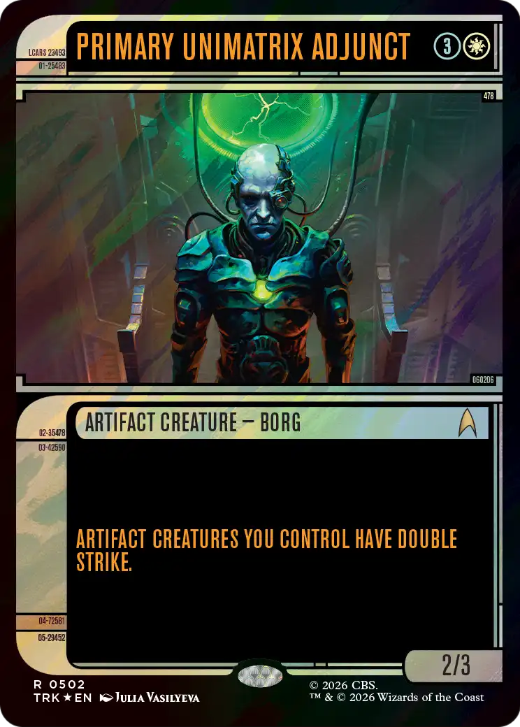 Primary Unimatrix Adjunct (0502) (Showcase) (TRK) - Surge Foil