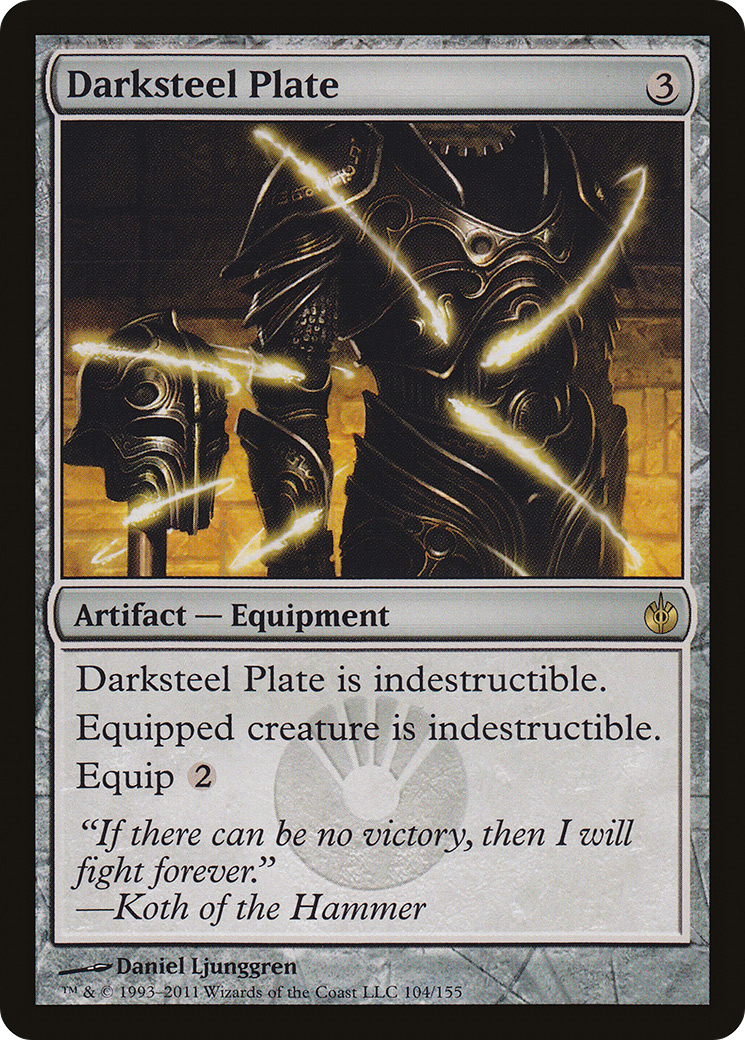 Darksteel Plate - Foil