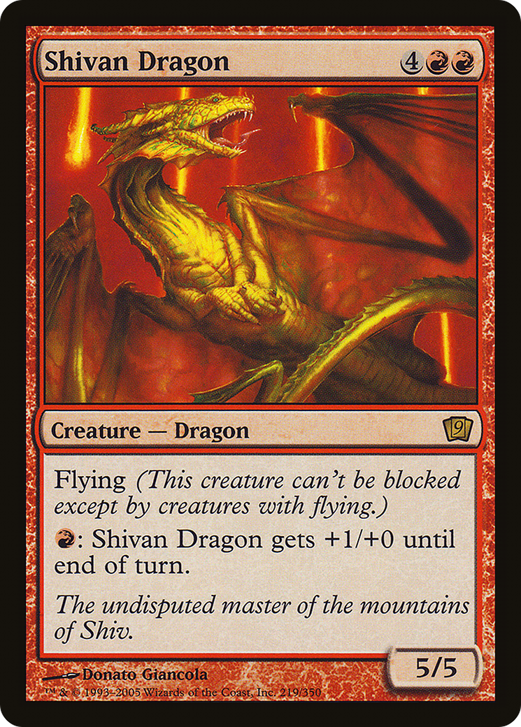 Shivan Dragon - Foil