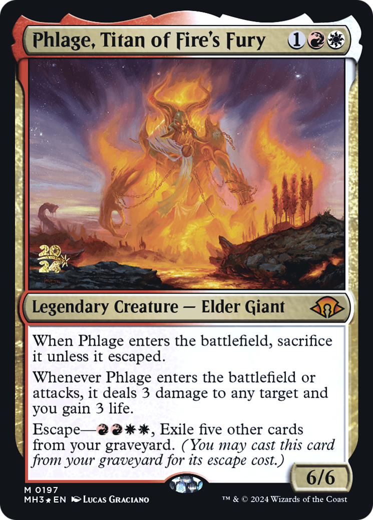 Phlage, Titan of Fire's Fury (0197) (Prerelease) - Foil