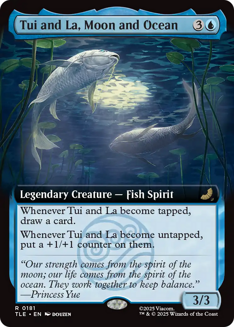 Tui and La, Moon and Ocean (0181) (Extended Art) - Foil tle