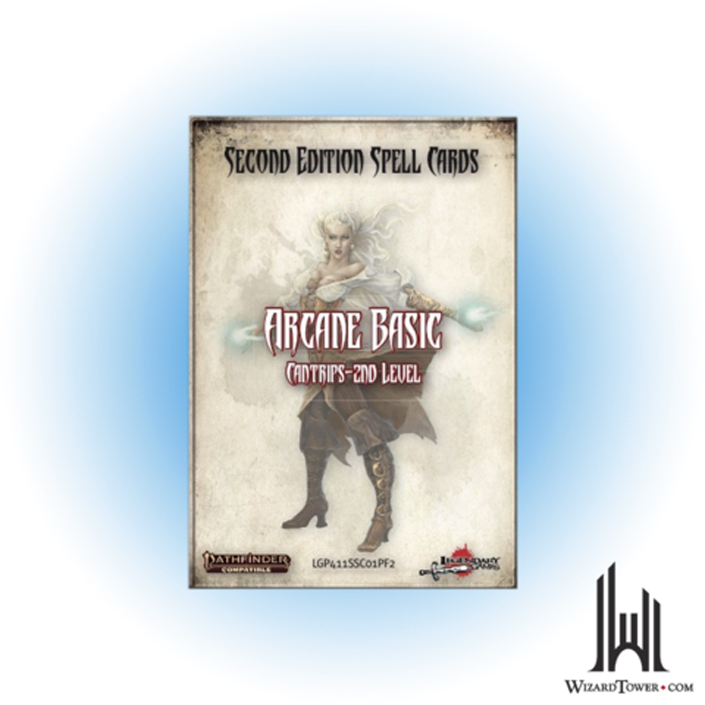 Pathfinder 2nd Edition Cards - Arcane Basic Cantrips - 2nd Level