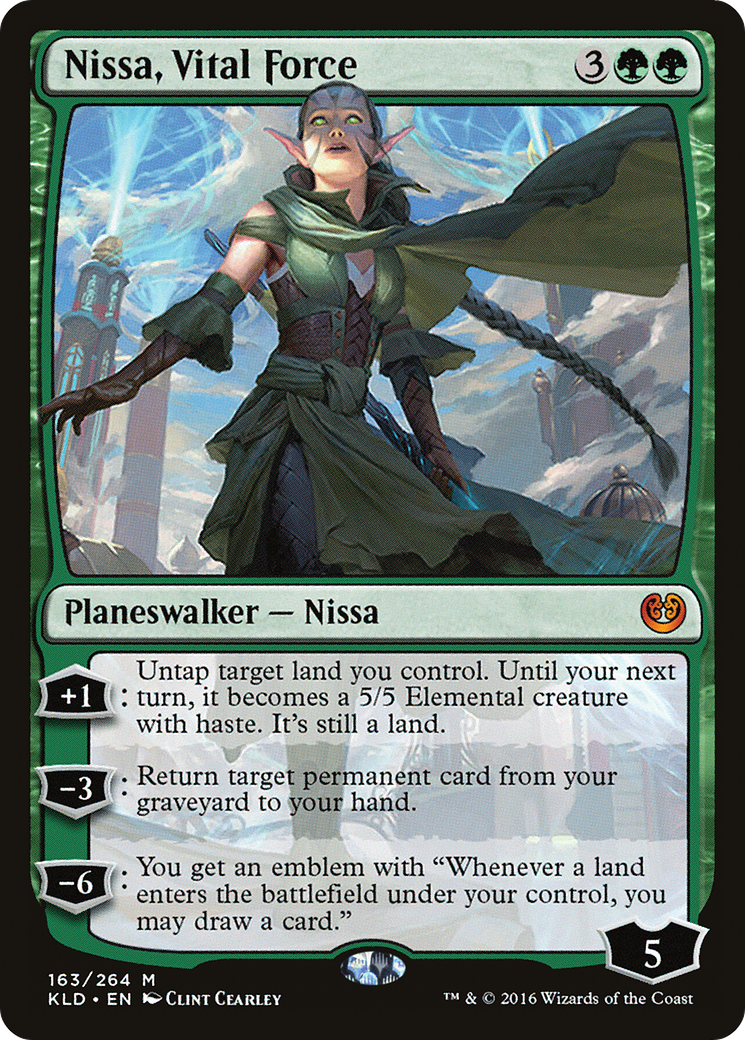 Nissa, Vital Force - Foil