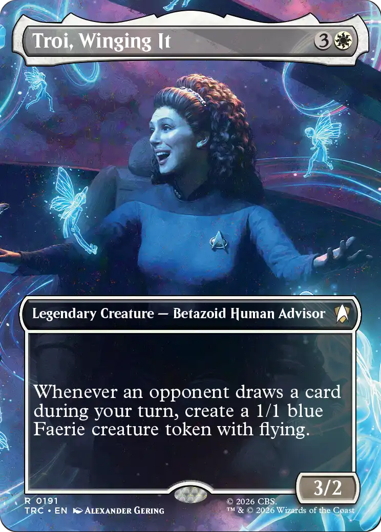 Troi, Winging It (0191) (Borderless) (TRC) - Foil