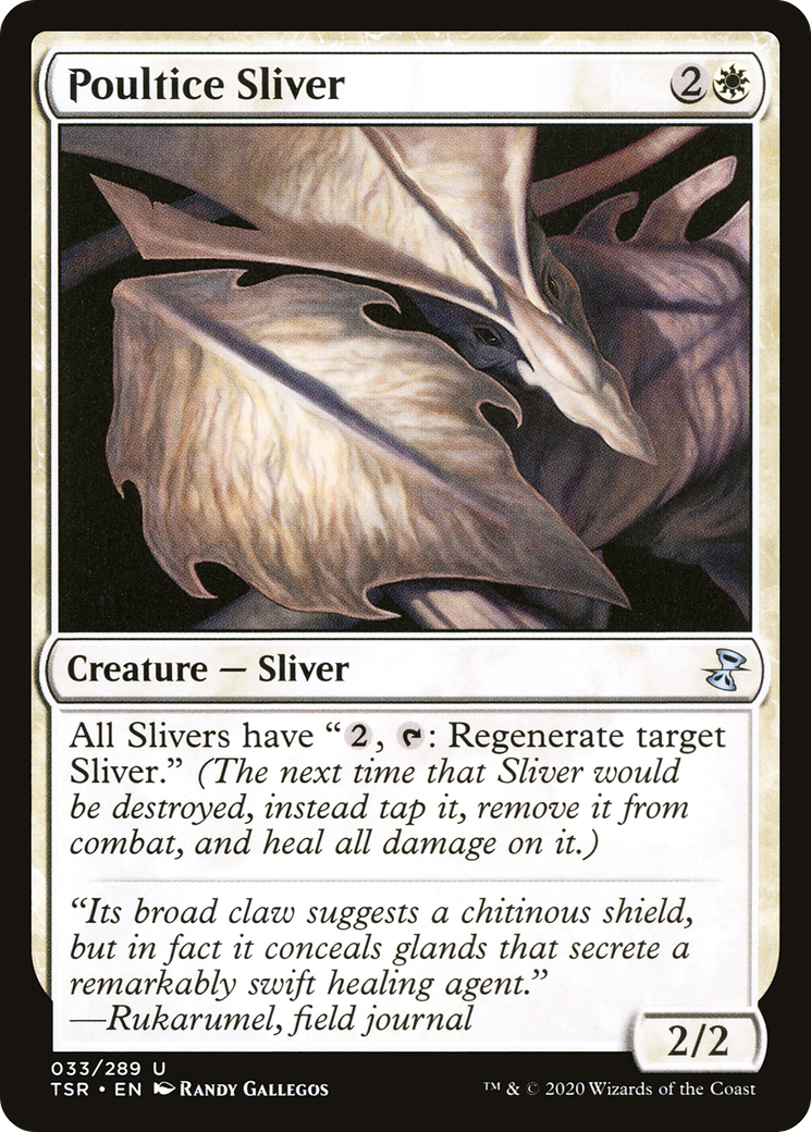 Poultice Sliver - Foil