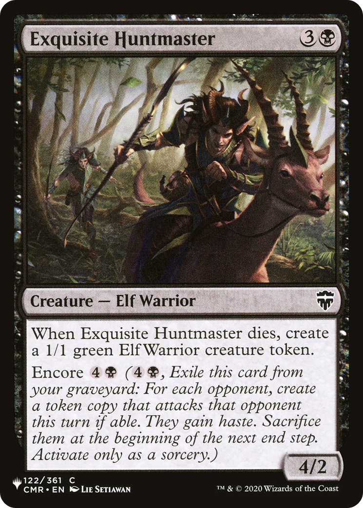 Exquisite Huntmaster (CMR-122) (PLST)
