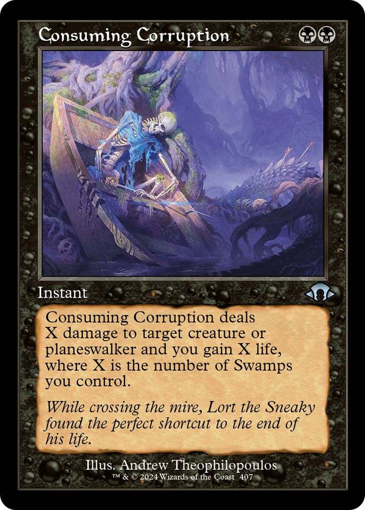 Consuming Corruption (0407) (Retro Frame) - Foil