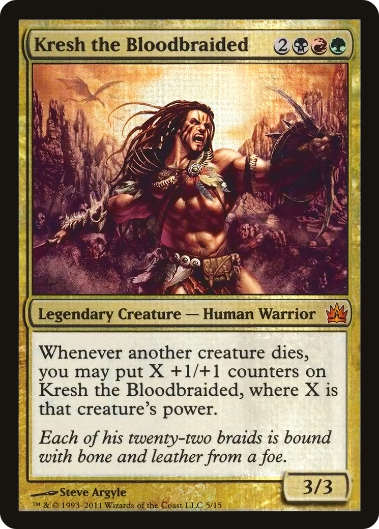 Kresh the Bloodbraided - Foil