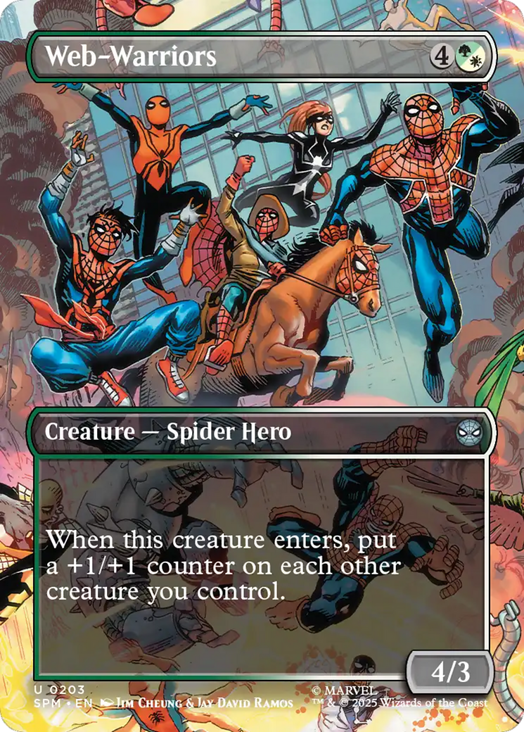 Web-Warriors (0203) (Borderless) - Foil