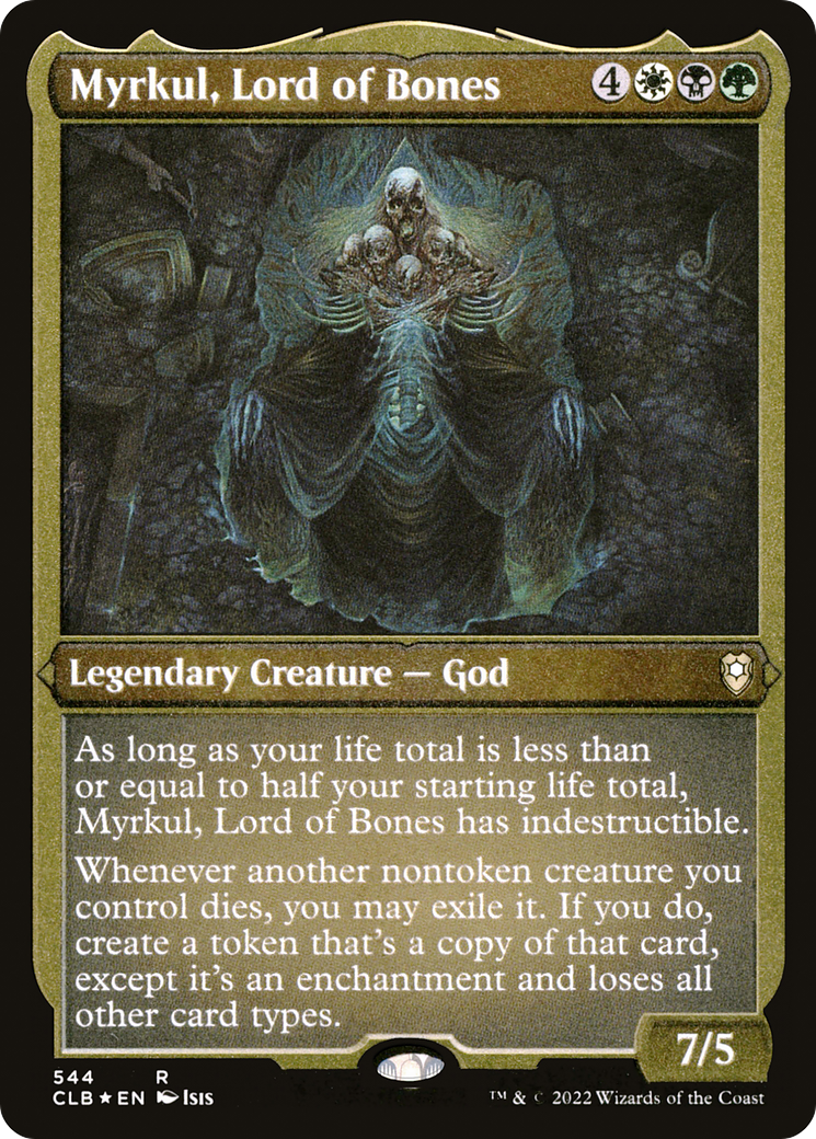 Myrkul, Lord of Bones - Foil Etched