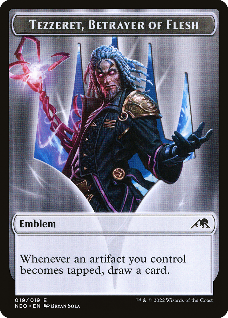 Tezzeret, Betrayer of Flesh Emblem (019)