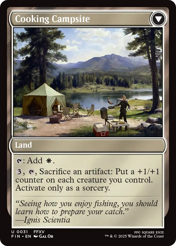 Sidequest: Catch a Fish // Cooking Campsite (FIN) - Foil