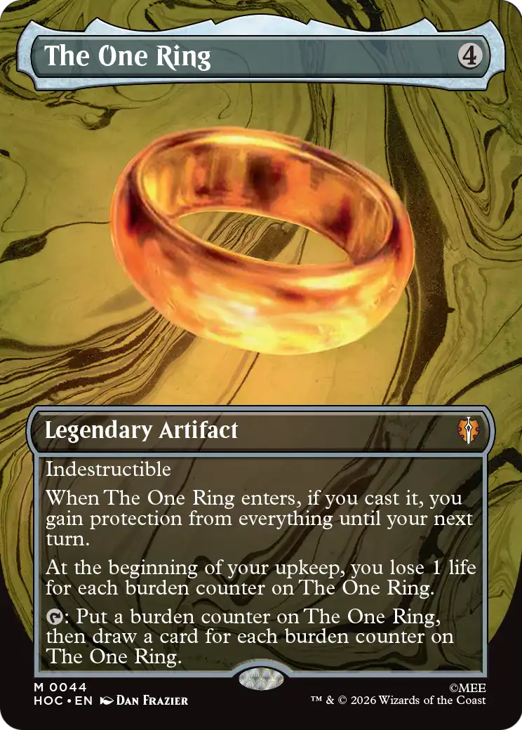 The One Ring (0044) (Borderless) (HOC) - Foil
