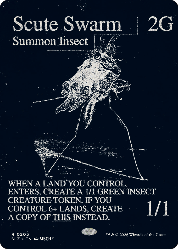 Scute Swarm (0205) (Showcase) (SLZ)