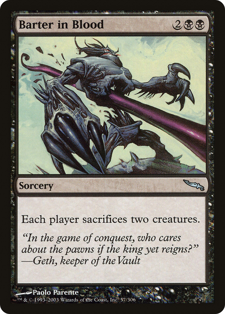 Barter in Blood - Foil