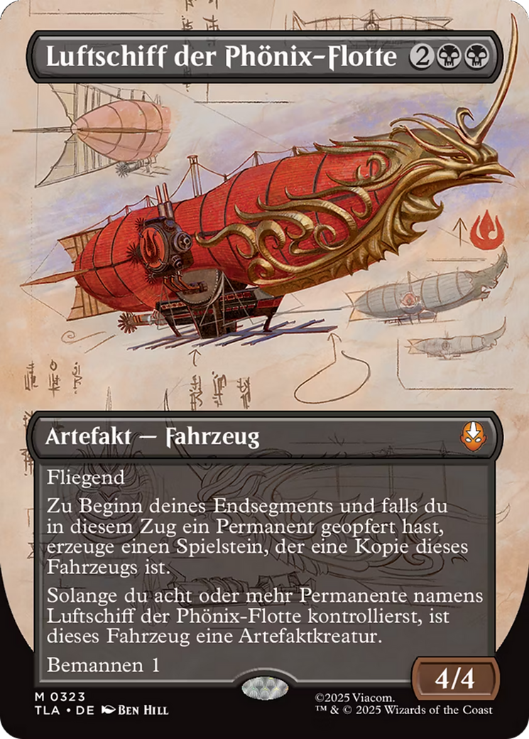 Phoenix Fleet Airship (0323) (Borderless) - Foil tla
