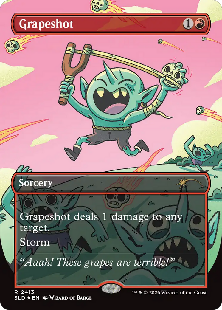 Grapeshot (2413) (Borderless) (SLD) - Foil