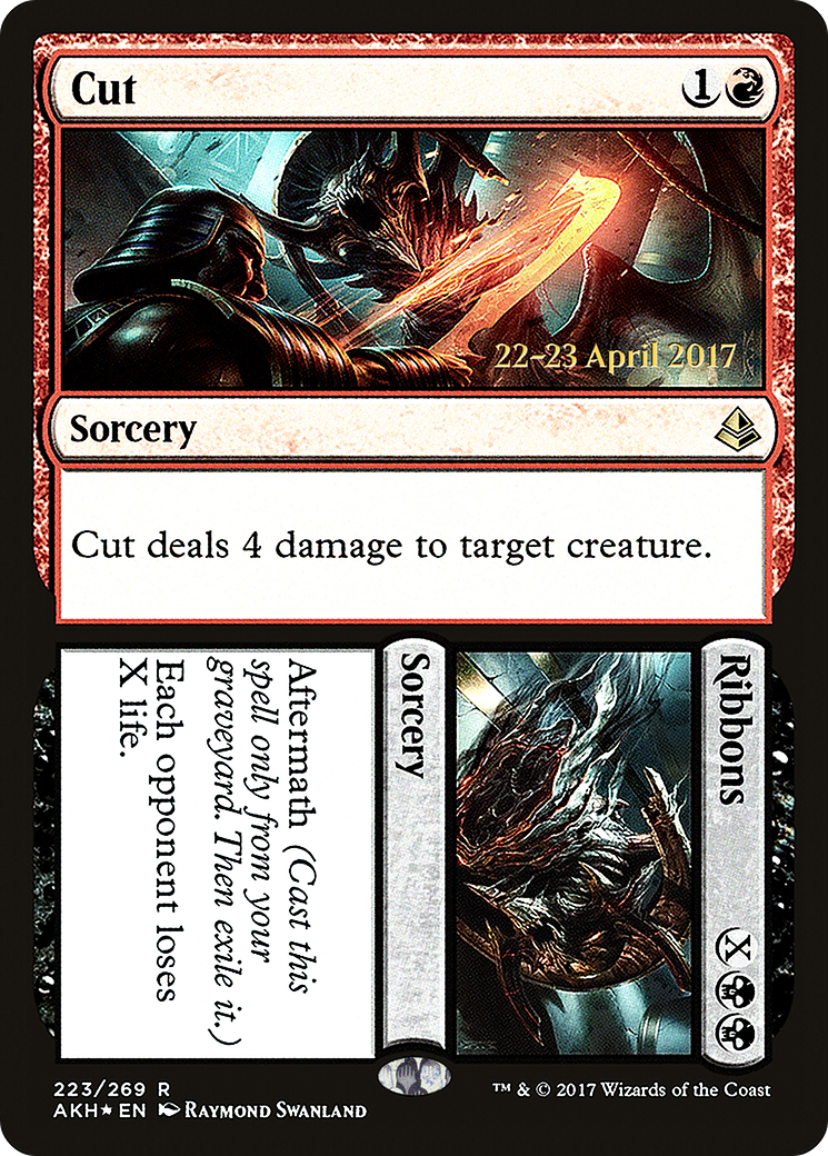 Cut // Ribbons (223) (Prerelease) - Foil