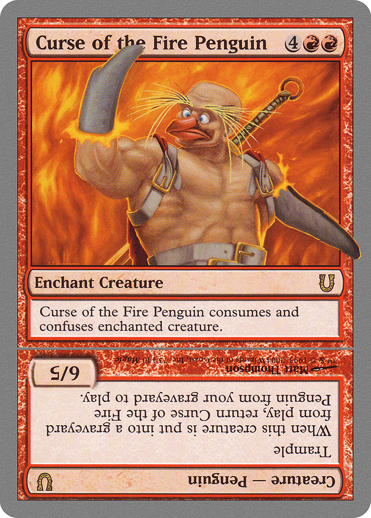 Curse of the Fire Penguin // Curse of the Fire Penguin Creature - Foil
