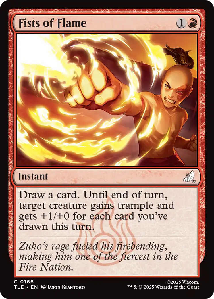 Fists of Flame - Foil tle