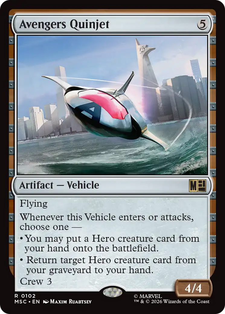 Avengers Quinjet (MSC) - Surge Foil
