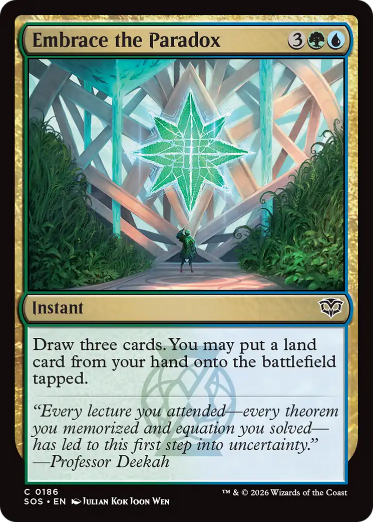 Embrace the Paradox (SOS)