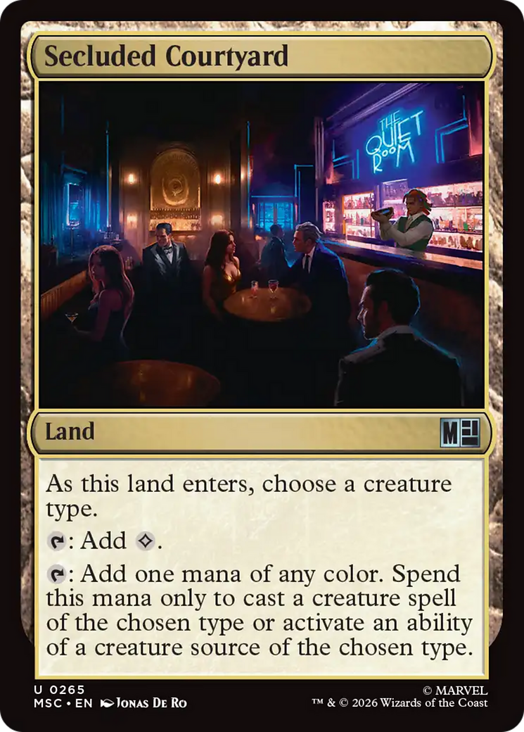 Secluded Courtyard (MSC) - Surge Foil