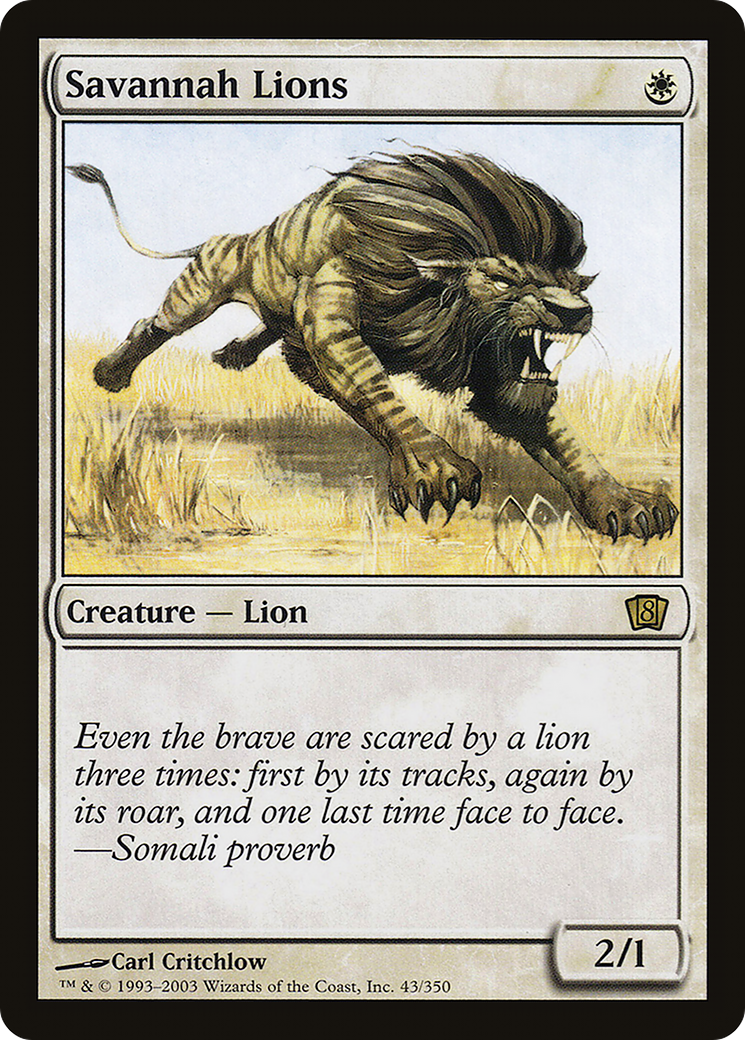 Savannah Lions - Foil