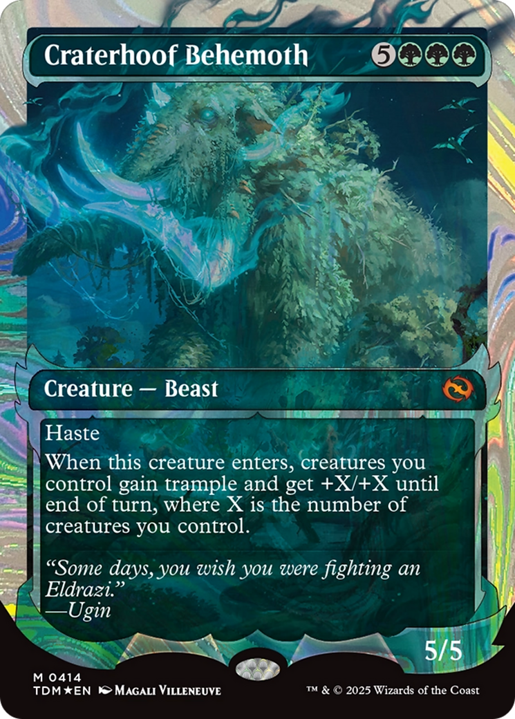 Craterhoof Behemoth (0414) (Showcase) - Halo Foil