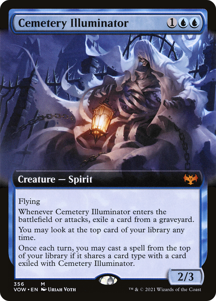 Cemetery Illuminator (356) (Extended Art) - Foil