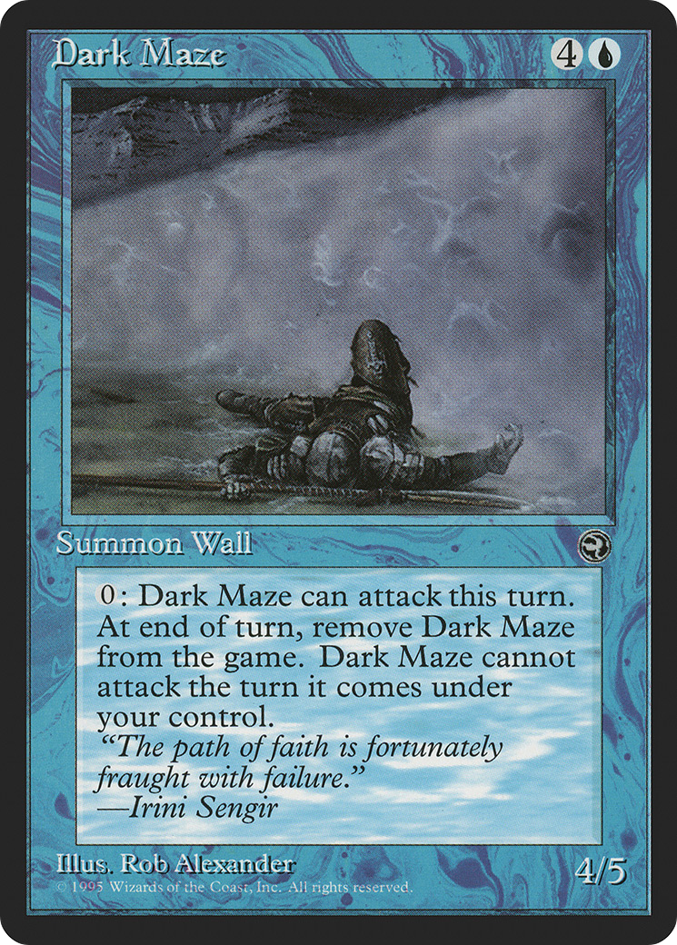 Dark Maze (On The Ground)
