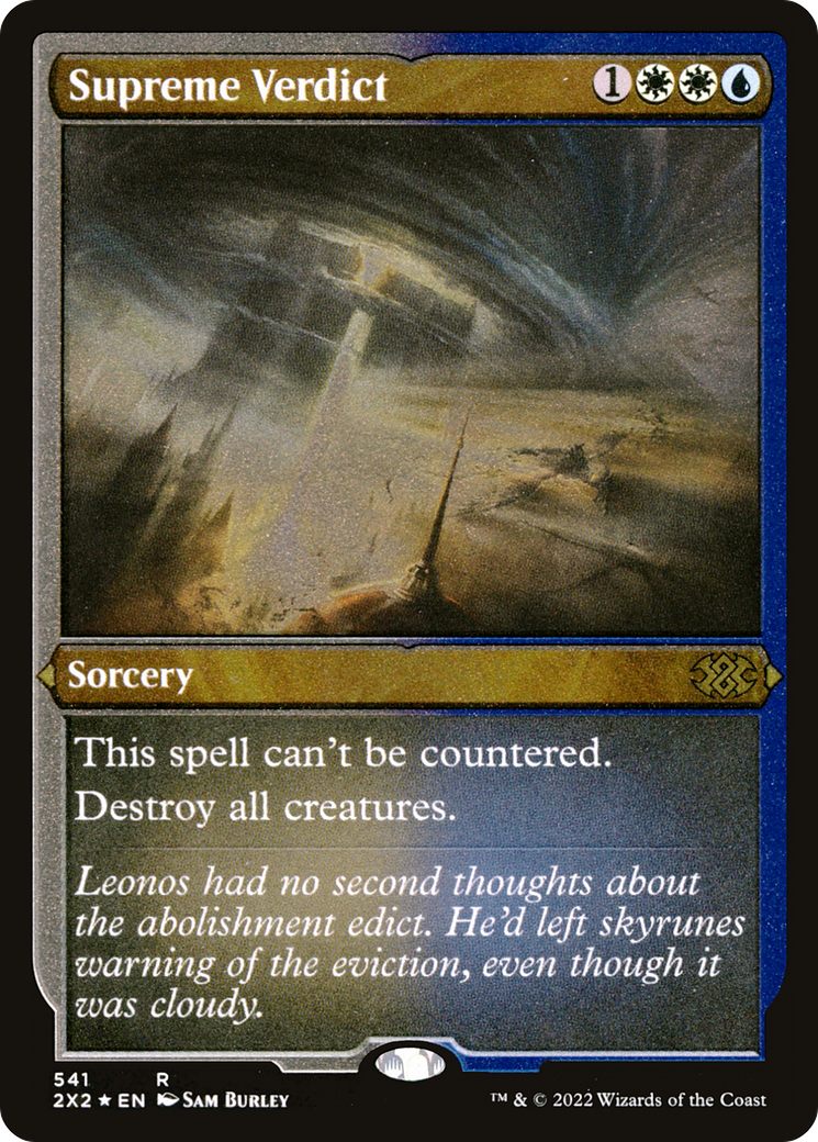 Supreme Verdict - Foil Etched