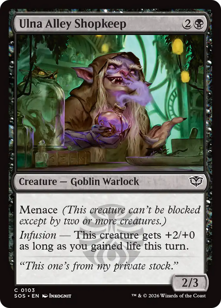 Ulna Alley Shopkeep (SOS) - Foil