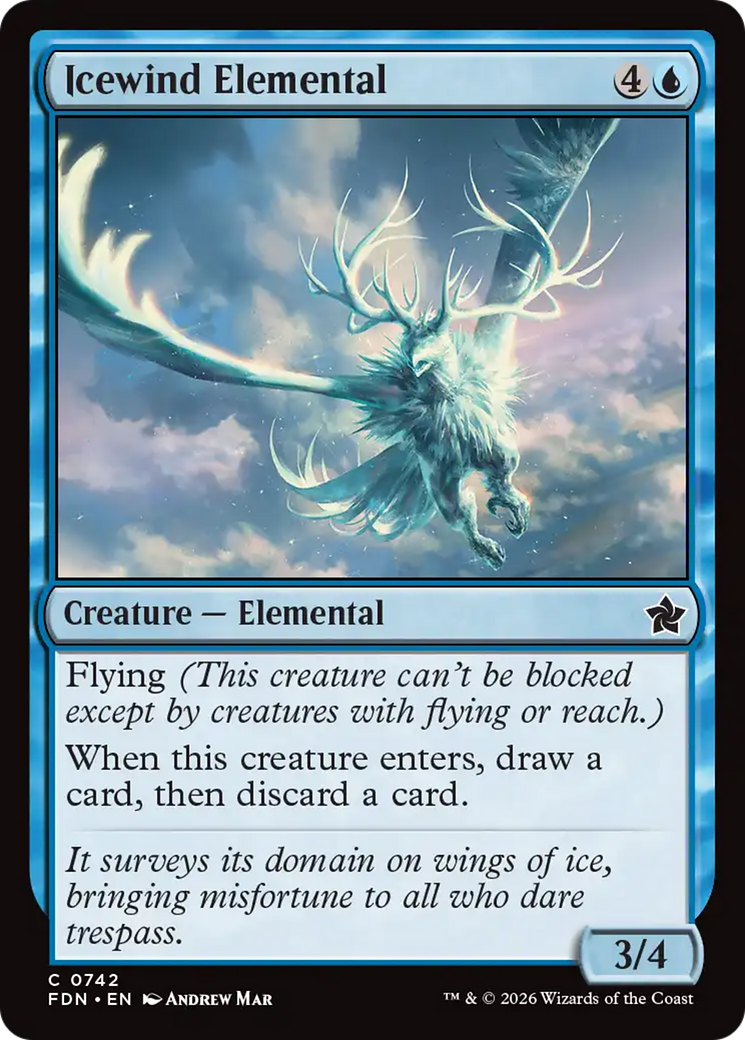 Icewind Elemental (0742) (FDN)