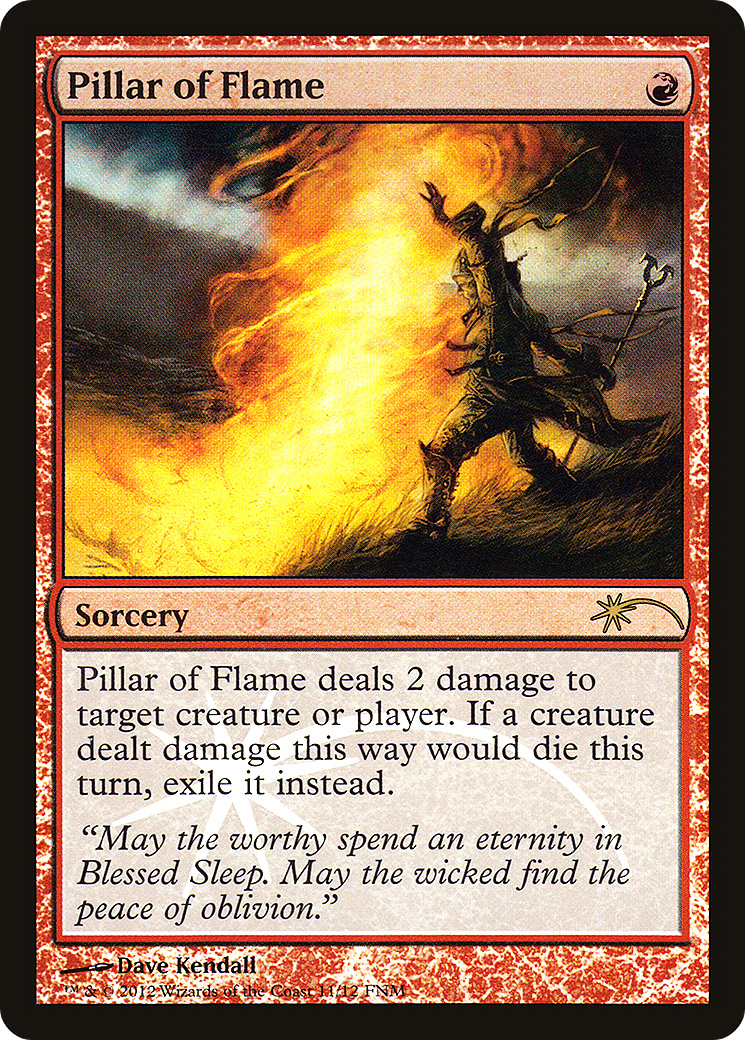 Pillar of Flame (011) (FNM) - Foil