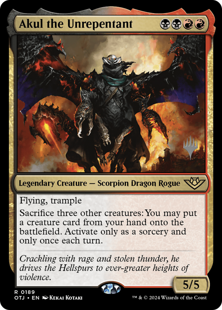 Akul the Unrepentant (0189) (Promo Pack)