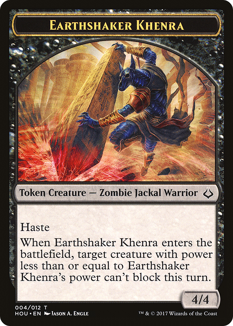 Earthshaker Khenra Token (004)