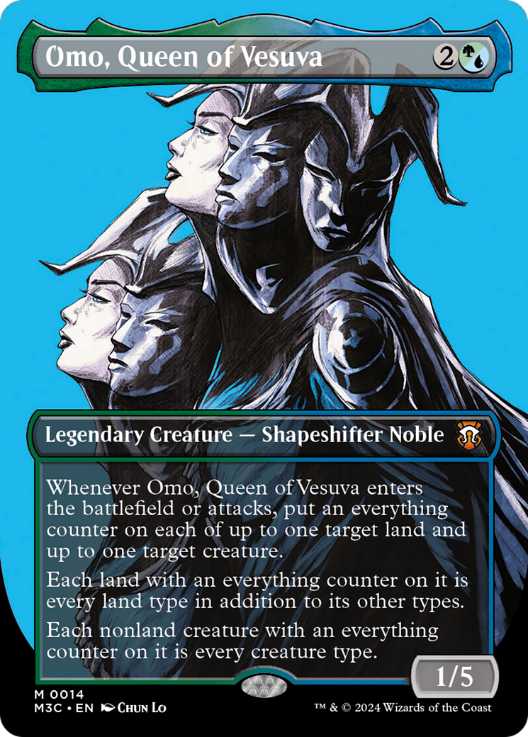 Omo, Queen of Vesuva (0014) (Borderless) - Foil